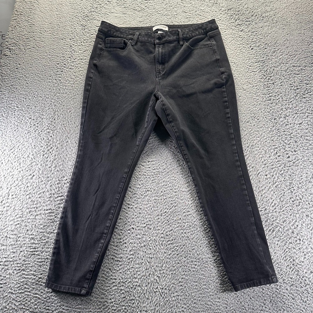 Lane Bryant Jeans Womens 16 Black Cotton Denim Skinny Stretch Workwear‎ Travel